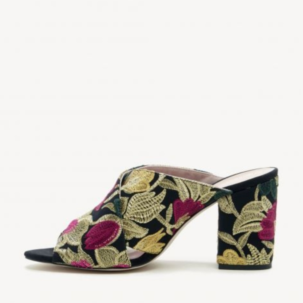 NWT | Sole Society Gold Embroidery Heel | Size 6.5 - Picture 2 of 5